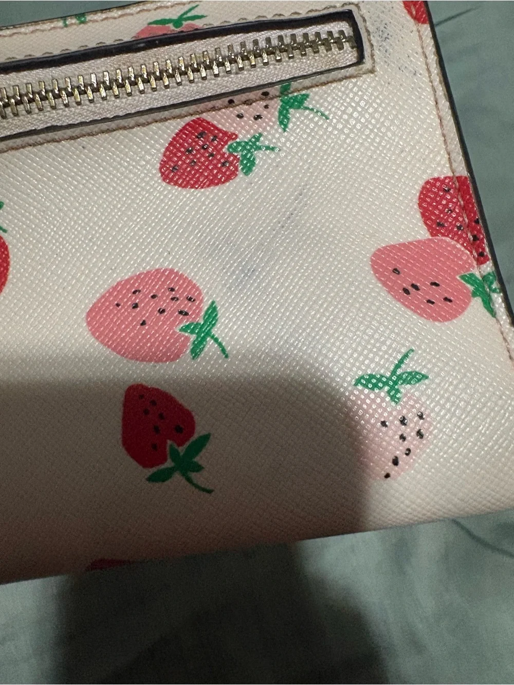 Kate Spade Stacy Strawberry Bifold wallet